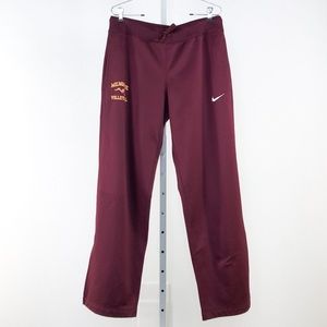 Nike Burgundy Milwaukie Volleyball Athletic Pants